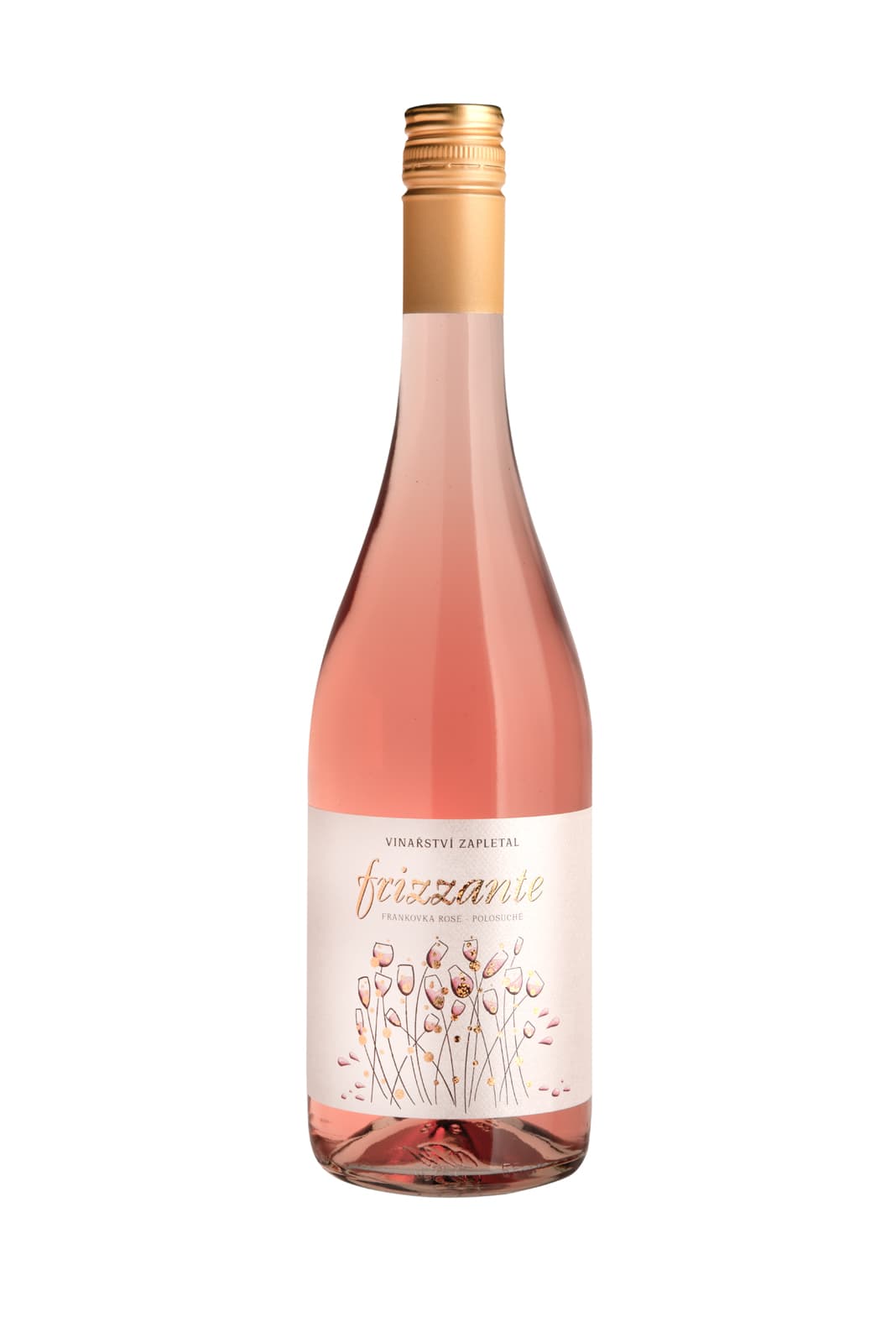 Vinařství Zapletal | Frizzante Frankovka rosé | polosuché | zemské | 2023 | 0,75 l