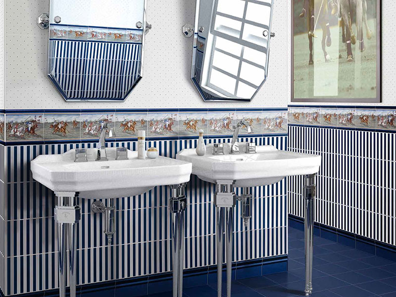 Zámecká koupelna s velkou elegancí