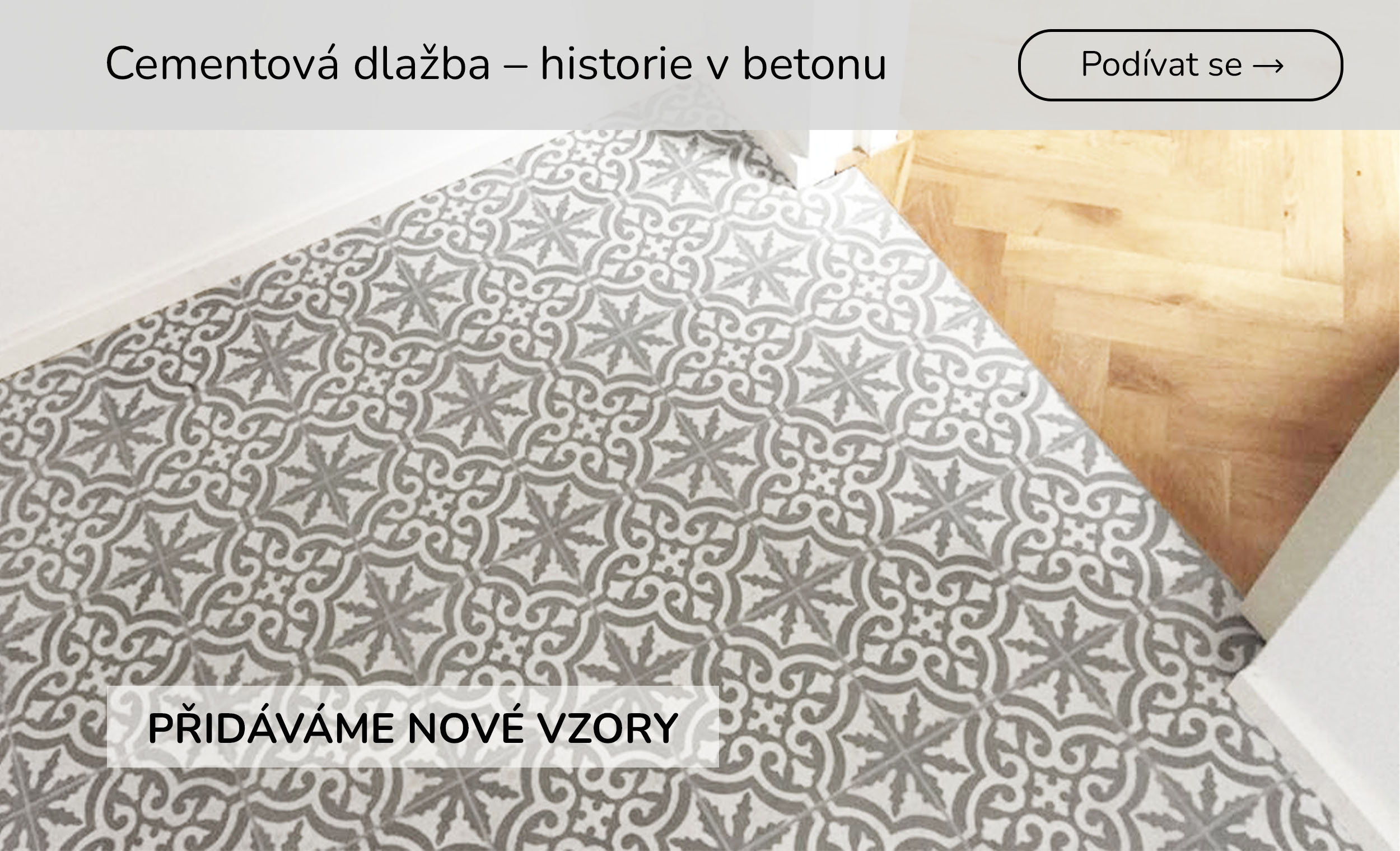 Cementová dlažba Vinci projekt