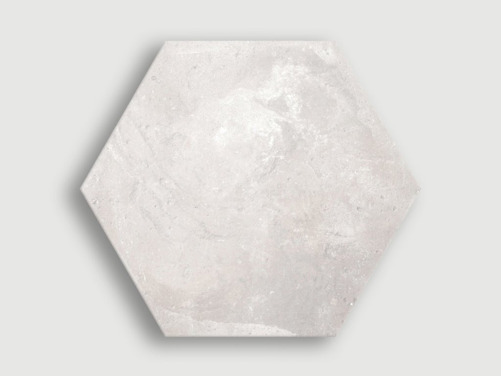 cottage dlazba obklady rustikalni terakota cotto imitace hexa white