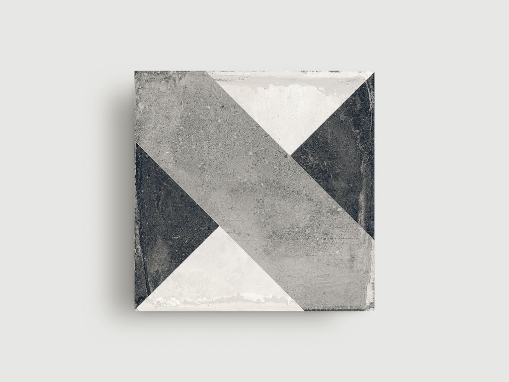 heritage dlazba obklady bezovo hnedo sede retro cement tangram