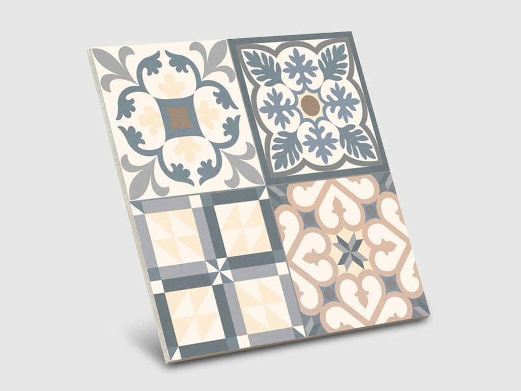 heritage obklady dlazba dekory mix patchwork grey 01