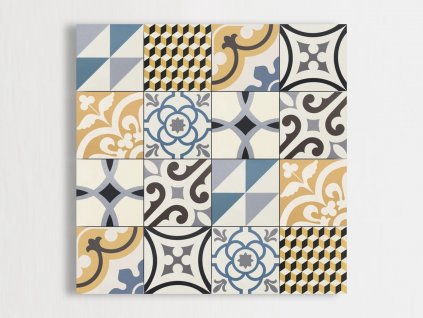 neocim patchwork bleu caramel dlazba obklady 20x20 01