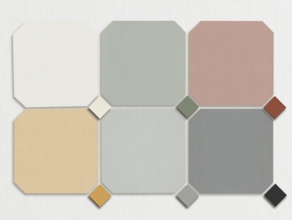 Old England tozzetto jednobarevné k dlažbě 4x4 mat – barvy na výběr