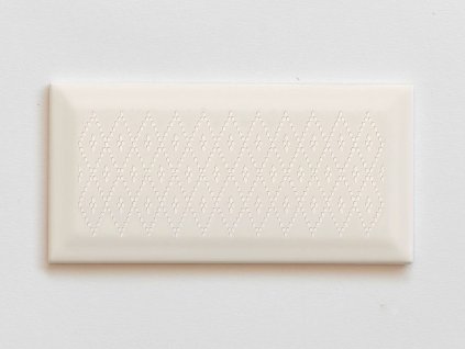 cifre prism decor obklady metro relief kremove bezove 12 5x25