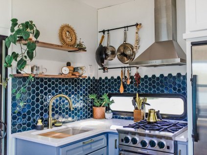 mallas mozaika hexagon zelena modra kuchyne koupelna tmave 02