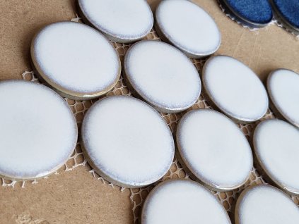 cevica Malla Circle white mozaika kolecko bila 02