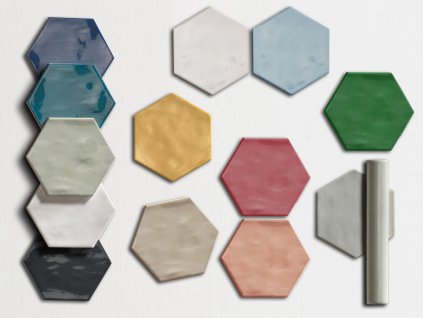 small obklady male formaty obdelnik ctverec hexagon listela jednobarevne dekory koupelny kuchyne 03