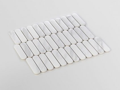 pilule 1 mozaika ovalna jednobarevna retro minimalisticke obklady mramorova 06