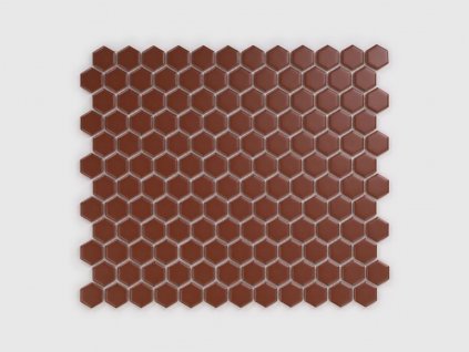 hexagon maly mozaika hneda matna koupelny kuchyne 01
