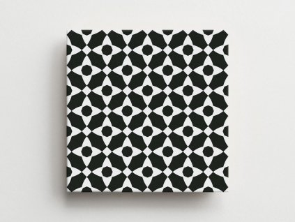 Cifre Hidra manila White Mate cerno bila 20×20 mat