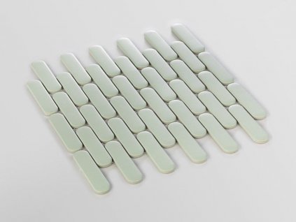 pilule 1 mozaika ovalna jednobarevna retro minimalisticke obklady zelena pastelova 04
