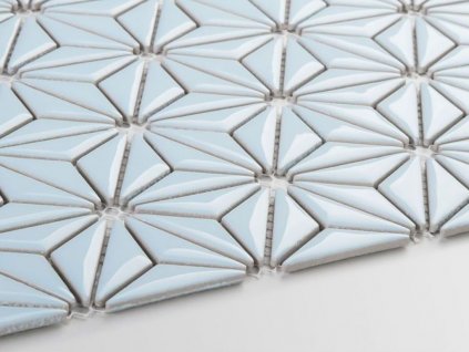 mozaika souhvezdi trojuhelniky lesk design koupelna kuchyne svetle modra 01