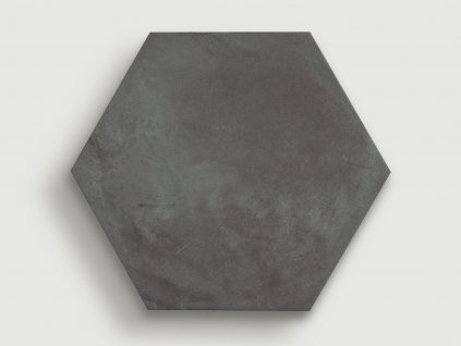 Terra Esagono Nero hexagonální dlažba imitace cementu 21,6x25 mat