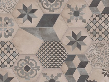 marca corona terra mix decori vers f esagono dlazba retro historicka dekory rustikalni hexagon