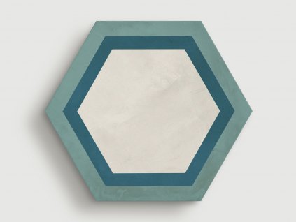 Terra Art Esagono Cornice O/C hexagonální dlažba 21,6x25 mat