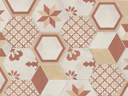 marca corona terra art mix decori t c esagono dlazba retro historicka rustikalni hexagon