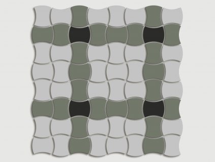 cesi ceramica butterfly mozaika piskoty vykrajovana historicka pattern C 03