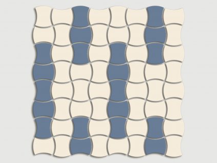 cesi ceramica butterfly mozaika piskoty vykrajovana historicka pattern E 02