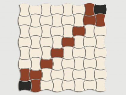 cesi ceramica butterfly mozaika piskoty vykrajovana historicka pattern G