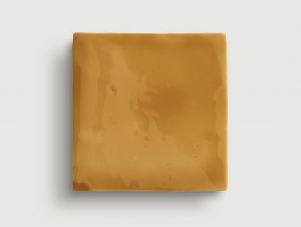 evoke obklady 10x10 retro jednobarevne leskle syte barvy mango