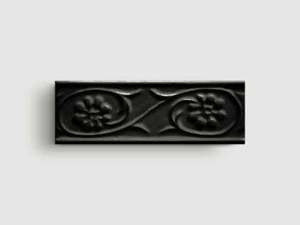 metro obklady jednobarevne handmade 1x15 petalos negro