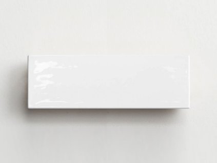 monopole esencia blanco brillo obdelnikove 10x30 obklady lesk jednobarevne relief
