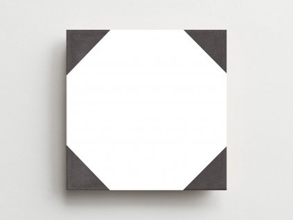 kerion octogone dlazba obklady 20x20 retro osmihran noir