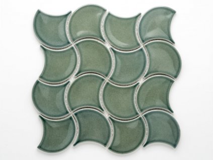 keramicka mozaika supina zelena lesk 01