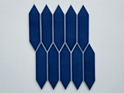 mozaika hexagon dlouhy modry keramicka design 02