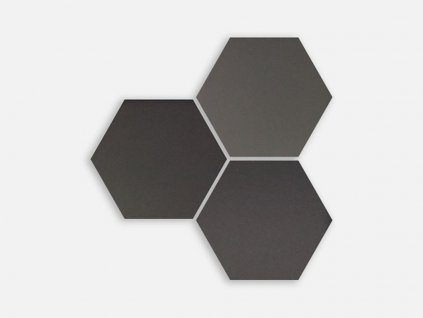 six hexa dlazba obklady jednobarevne venkovni vnitrni graphite