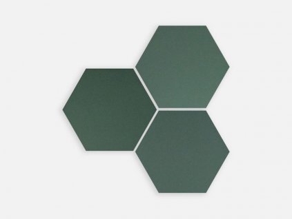 six hexa dlazba obklady jednobarevne venkovni vnitrni green