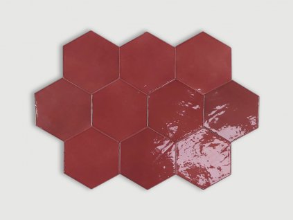 zellige hexa wow obklady sestiuhelniky jednobarevne patina wine 02
