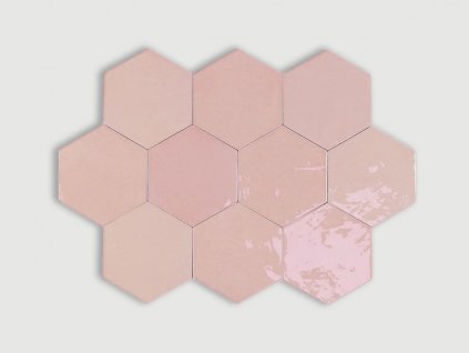 zellige hexa wow obklady sestiuhelniky jednobarevne patina pink 02