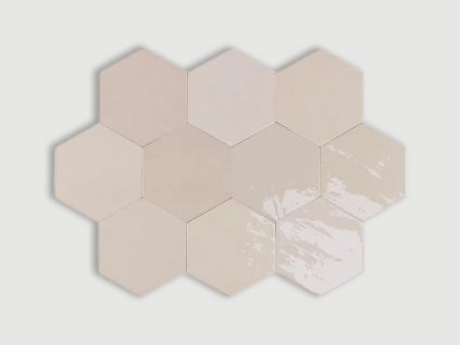 zellige hexa wow obklady sestiuhelniky jednobarevne patina nude 02