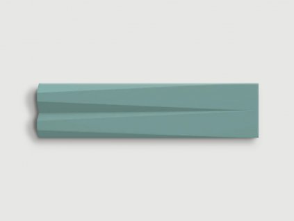 wow stripes transition teal obklady reliefni art deco kubismus 3d