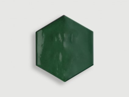 la fabbrica small hexa emerald obklady lesk sestiuhelnik maly
