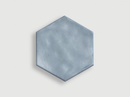 la fabbrica small hexa light blue obklady lesk sestiuhelnik maly