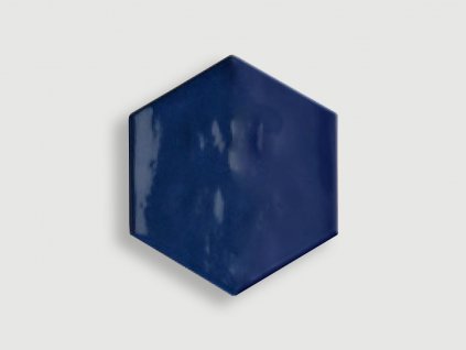 la fabbrica small hexa navy obklady lesk sestiuhelnik maly
