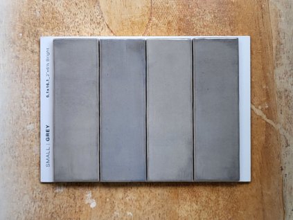 la fabbrica small grey 5x16 obklady obdelnik sede