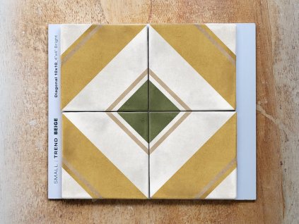 small trend arco 10x10 obklady dekor vzor geometricke barvy beige