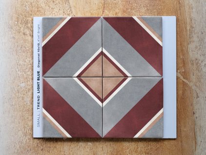 small trend arco 10x10 obklady dekor vzor geometricke barvy light blue