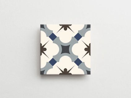 gayafores grace blue dlazba obklady retro vzorovana 15x15