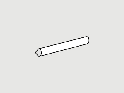 tonalite krakle obklady jednobarevne obdelnik lesk Profilo Jolly roh 15 cm