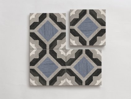 valsecchia cementine home C5 retro dlazba vzorovana patchwork