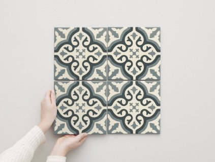 mainzu florentine blue historicka dlazba obklady orientalni 20x20