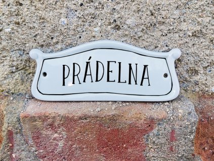 dverni stitek baroko pradelna