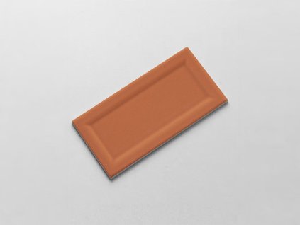 cesi reverso paprika matt hnedo cervene reliefni obklady jednobarevne obdelnik 6,5x15
