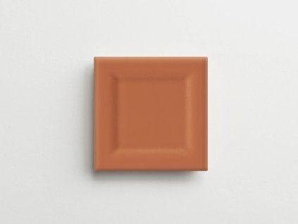 cesi reverso paprika matt hnedo cervene reliefni obklady jednobarevne obdelnik 7,5x7,5