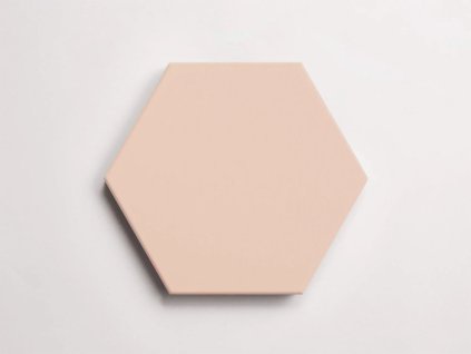 Cevica Boom Peach broskvová dlažba hexagon 14x16 mat